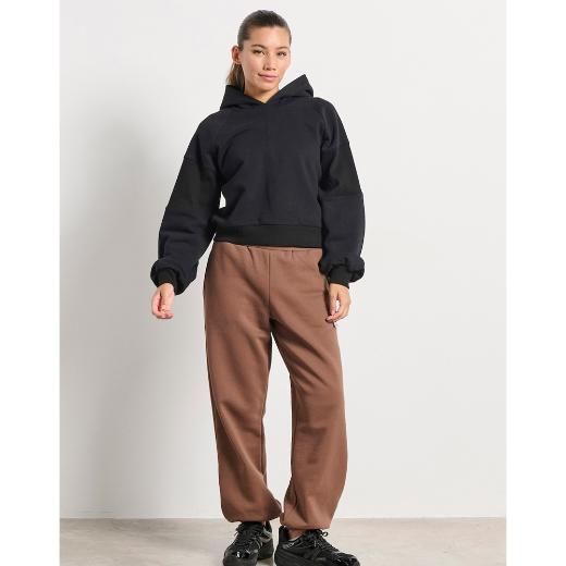 BODYTALK Cropped Γυναικείο Φούτερ με Κουκούλα  2