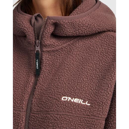 O NEILL Women Must Have Long Full -Zip High-Pile Fleece 1
