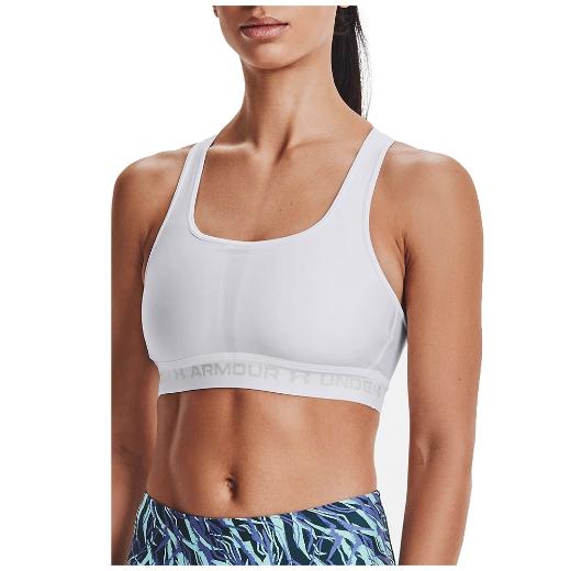 UNDER ARMOUR Crossback Mid Bra Γυναικείο Μπουστάκι με Αφαιρούμενη Ενίσχυση 0