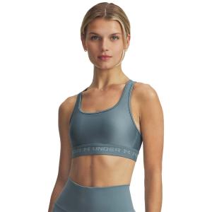 UNDER ARMOUR Crossback Mid Bra Γυναικείο Μπουστάκι με Αφαιρούμενη Ενίσχυση - 188847