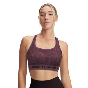 UNDER ARMOUR Crossback Mid Print Γυναικείο Μπουστάκι  - 185726