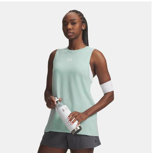 UNDER ARMOUR Rival Muscle Γυναικείο Αμάνικο T-shirt  0