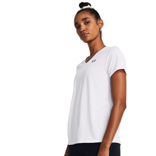 UNDER ARMOUR Γυναικεία Αθλητική Μπλούζα Κοντομάνικη με V Λαιμόκοψη 2