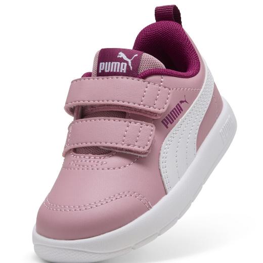 PUMA Courtflex V3 V Inf Παιδικά Sneakers με Σκρατς 2