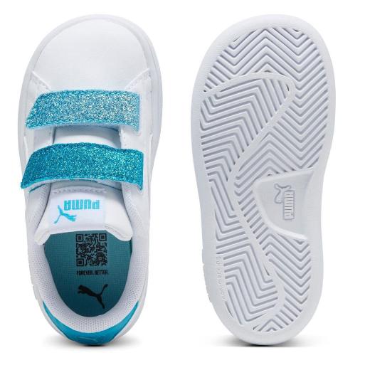 PUMA Smash 3.0 L Παιδικά Sneakers με Σκρατς 4