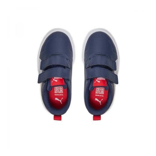 PUMA Courtflex V3 V Ps Παιδικά Sneakers με Σκρατς  1