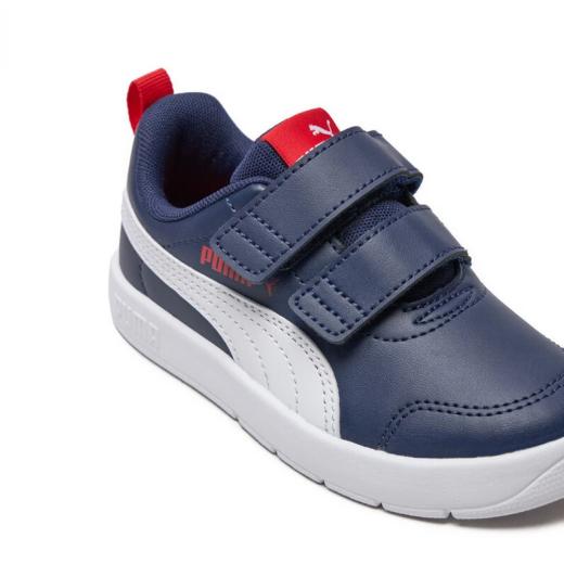 PUMA Courtflex V3 V Ps Παιδικά Sneakers με Σκρατς  2