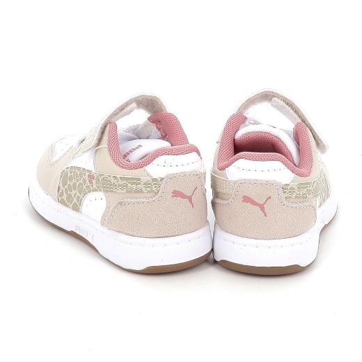 PUMA Rebound V6 Lo Ac+ Παιδικά Sneakers με Σκρατς 4