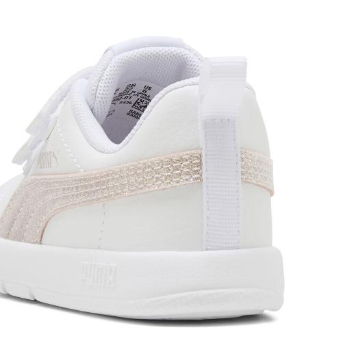 PUMA Courtflex V3 Παιδικά Sneakers με Σκρατς  2