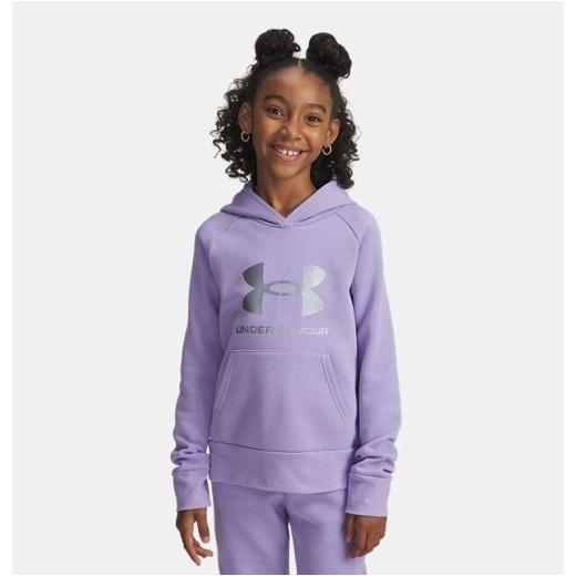 UNDER ARMOUR Fleece Παιδικό Φούτερ με Κουκούλα και Τσέπες Rival 0