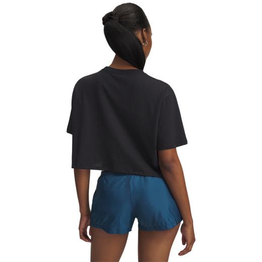 UNDER ARMOUR Γυναικείο Crop Top Βαμβακερό Κοντομάνικο 1