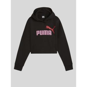 PUMA Παιδικό Φούτερ Cropped με Κουκούλα Jr Ess Logo - 161250