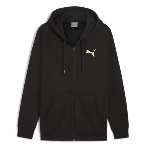 PUMA M Ess+ Logo Ανδρική Φούτερ Ζακέτα με Κουκούλα  0