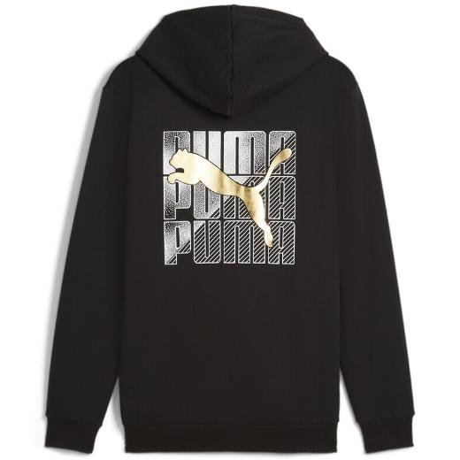 PUMA M Ess+ Logo Ανδρική Φούτερ Ζακέτα με Κουκούλα  1