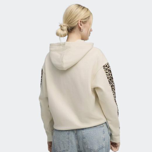 PUMA Ess Graphic Μακρύ Γυναικείο Φούτερ με Κουκούλα  1