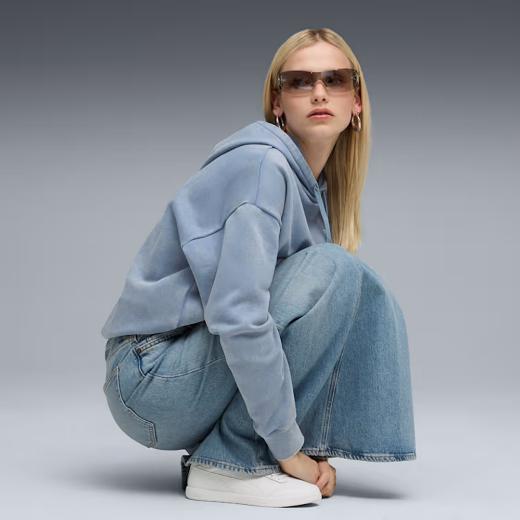 PUMA Γυναικείο Φούτερ με Κουκούλα 4