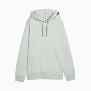 PUMA Logo Μακριά Γυναικεία Ζακέτα Φούτερ με Κουκούλα - 201160