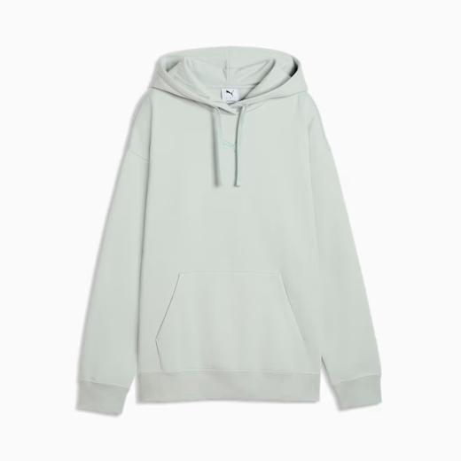 PUMA Logo Μακριά Γυναικεία Ζακέτα Φούτερ με Κουκούλα 0