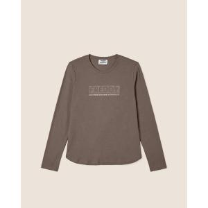 FREDDY Women's long-sleeved t-shirt with studded logo - 205870