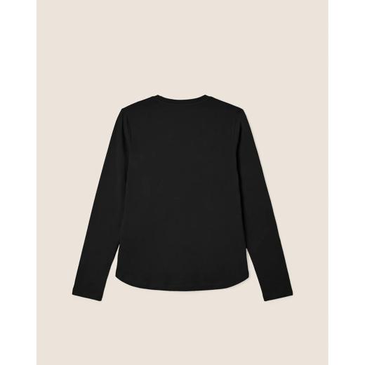 FREDDY Women's long-sleeved t-shirt with studded logo 1
