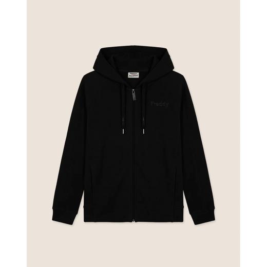 FREDDY Women's cropped boxy zip hoodie 0