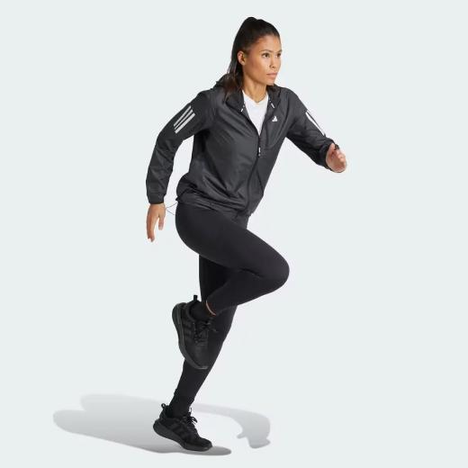 ADIDAS Own the Run Κοντό Γυναικείο Μπουφάν για Άνοιξη/Φθινόπωρο 2