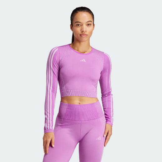 ADIDAS Knit LS Γυναικείο Crop Top 0