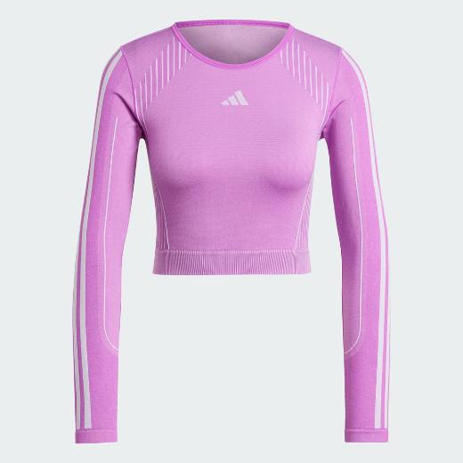 ADIDAS Knit LS Γυναικείο Crop Top 2