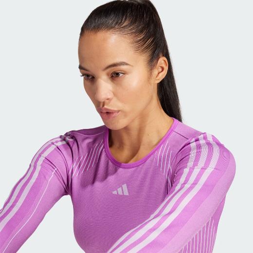 ADIDAS Knit LS Γυναικείο Crop Top 3