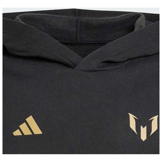 ADIDAS Fleece Παιδικό Φούτερ με Κουκούλα και Τσέπες Sweatshirt 1