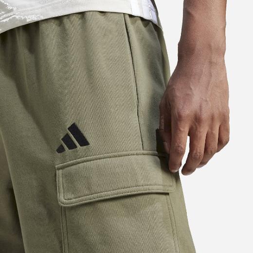 ADIDAS Essentials Feel Cozy French Terry Cargo Ανδρική Βερμούδα Cargo 3