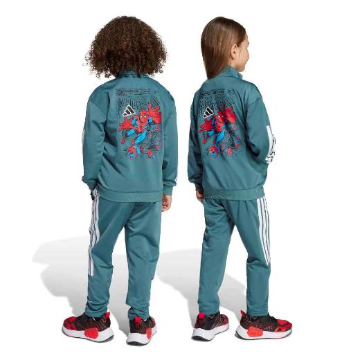 ADIDAS Παιδικό Σετ Φόρμας Πράσινο 2τμχ Spiderman  1