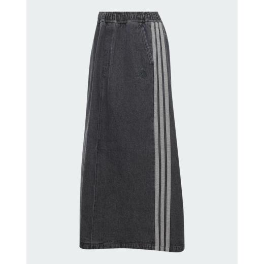 ADIDAS Stadium Washed Denim Loose Fit Skirt 0
