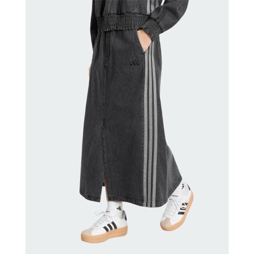 ADIDAS Stadium Washed Denim Loose Fit Skirt 1