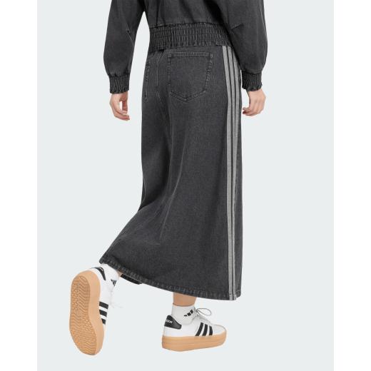 ADIDAS Stadium Washed Denim Loose Fit Skirt 2