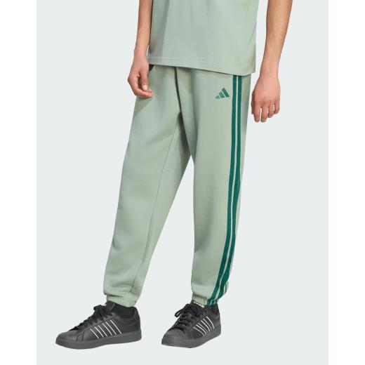 ADIDAS Essentials 3-Stripes Fleece Tapered Cuffed Pants  1