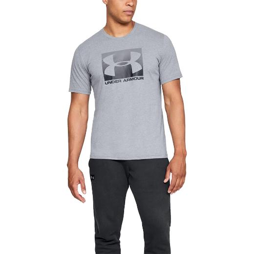 UNDER ARMOUR Boxed Sportstyle Αθλητικό Ανδρικό T-shirt με Λογότυπο 0