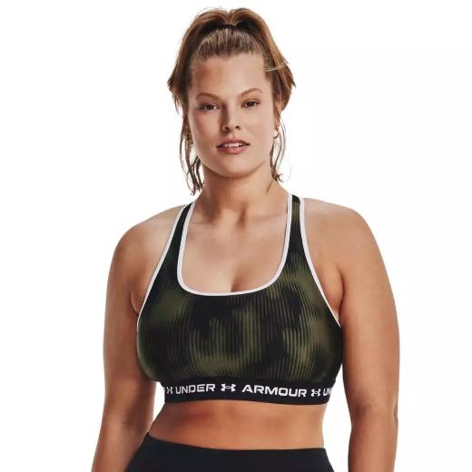 UNDER ARMOUR Crossback Mid Print Γυναικείο Μπουστάκι 0
