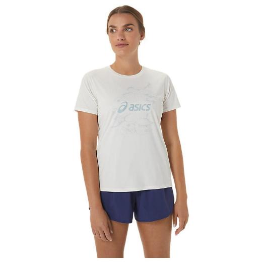 ASICS Αθλητικό Γυναικείο T-shirt με Στάμπα 0