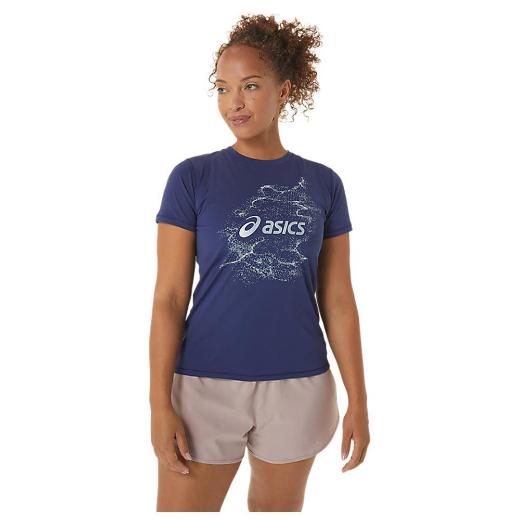 ASICS Αθλητικό Γυναικείο T-shirt με Στάμπα 0