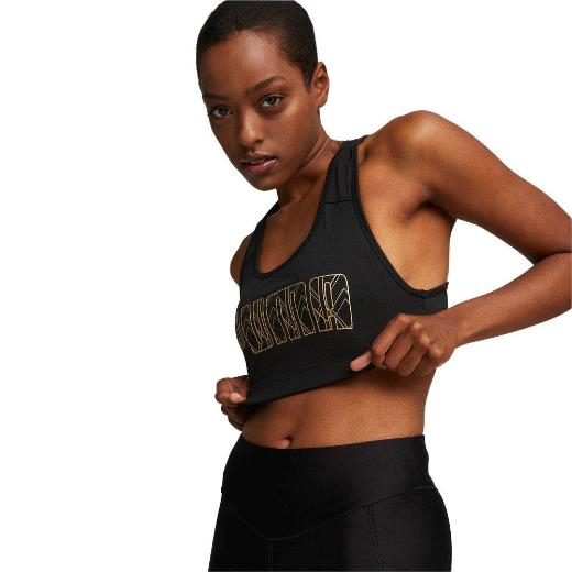 Puma 4Keeps Graphic Γυναικείο Αθλητικό Μπουστάκι με Αφαιρούμενη Ενίσχυση 0