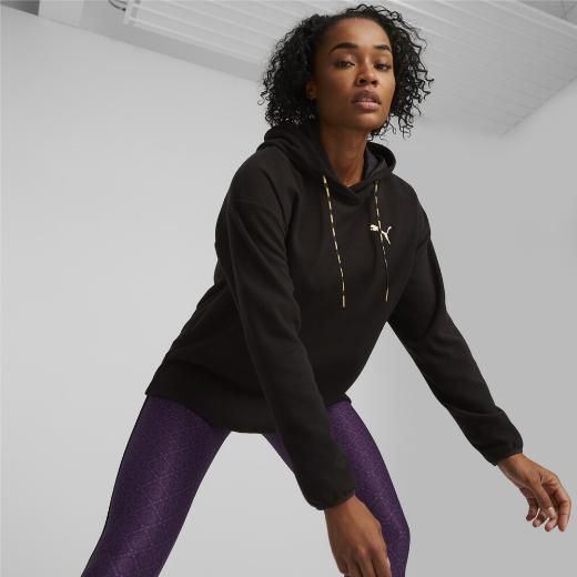 PUMA Logo Love Γυναικείο Φούτερ με Κουκούλα 2