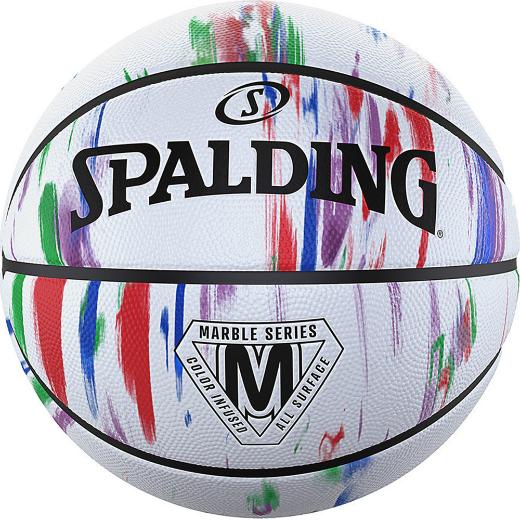 SPALDING Marble Series Rainbow Μπάλα Μπάσκετ Outdoor