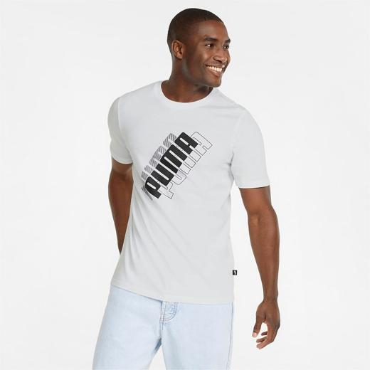 PUMA Power Ανδρικό T-shirt με Λογότυπο 0