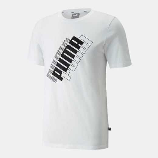 PUMA Power Ανδρικό T-shirt με Λογότυπο 3