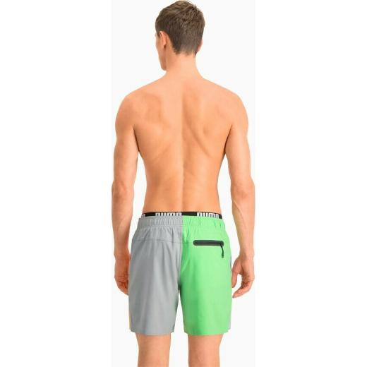 PUMA Swim Men Colour Block Mid Shorts – Mixed Colors 1