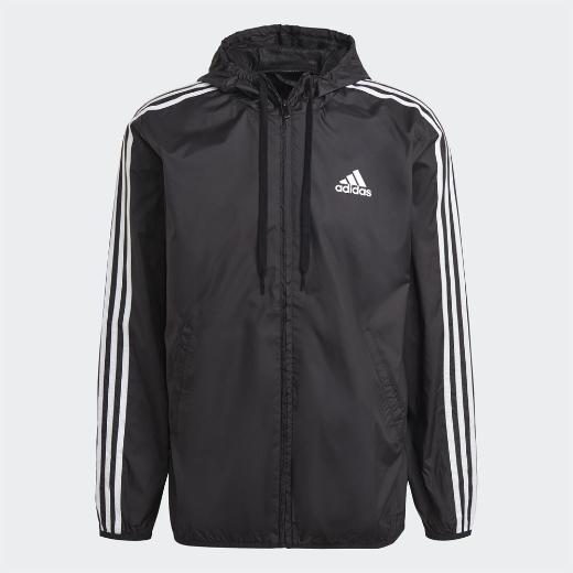 ADIDAS Primegreen Essentials 3 Stripes Ανδρικό Μπουφάν Αντιανεμικό 1