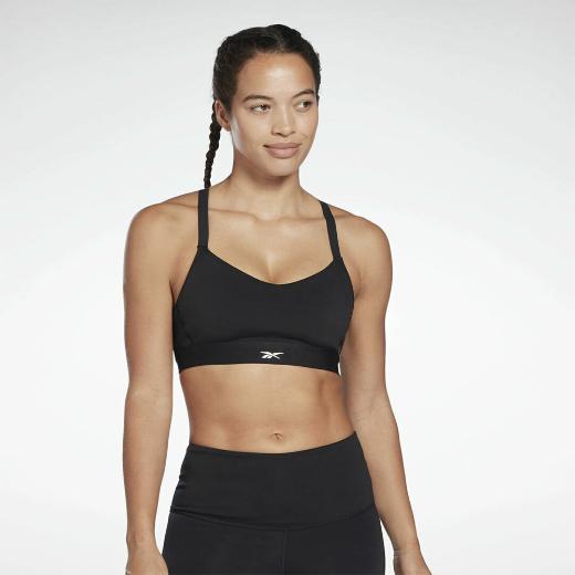 REEBOK Reebok Γυναικείο Αθλητικό Μπουστάκι Μαύρο με Αφαιρούμενη Ενίσχυση 0
