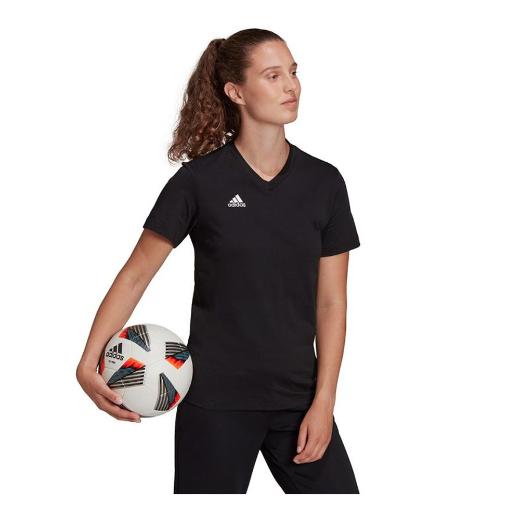 ADIDAS Entrada 22 Γυναικείο Αθλητικό T-shirt με V Λαιμόκοψη 0