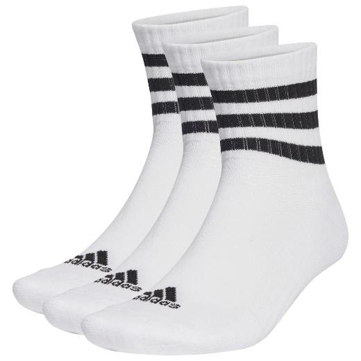 ADIDAS 3-Stripes Cushioned Αθλητικές Κάλτσες 3 Ζεύγη